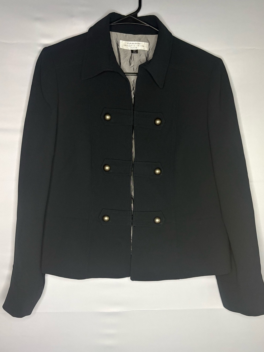 Tahari ASL Military Style Blazer